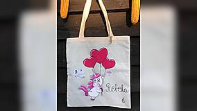 Nákupné tašky - ♥ Plátená, ručne maľovaná taška ♥ - 9763233_
