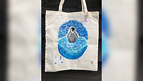 Nákupné tašky - ♥ Plátená, ručne maľovaná taška ♥ - 9767015_
