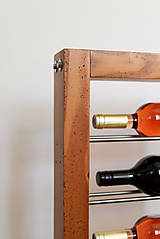 Úložné priestory & Organizácia - Vinotéka (Wall wine rack) - 9768079_