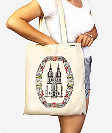 Nákupné tašky - Bavlnená taška Trnaváčka - 9770163_