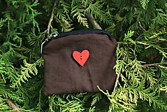Detské tašky - Malá peňaženka na mince srdce - 9768316_