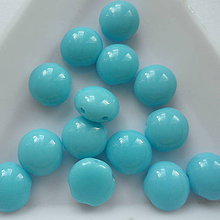 Korálky - Preciosa® / Candy™ 8mm-1ks (sky blue) - 9770902_