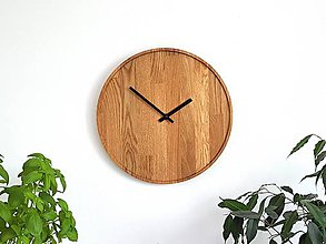 Hodiny - Marc Round Clock - Dubové hodiny - 9772285_