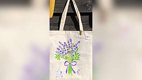 Nákupné tašky - ♥ Plátená, ručne maľovaná taška ♥ - 9775493_