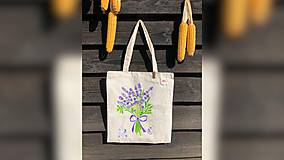Nákupné tašky - ♥ Plátená, ručne maľovaná taška ♥ - 9775498_