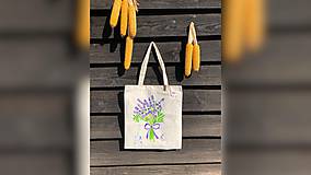 Nákupné tašky - ♥ Plátená, ručne maľovaná taška ♥ - 9775499_