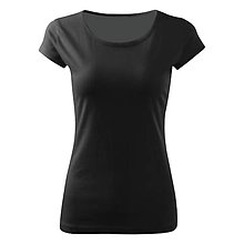 Topy, tričká, tielka - Tričko s vlastným návrhom čierno-biele - 9774570_