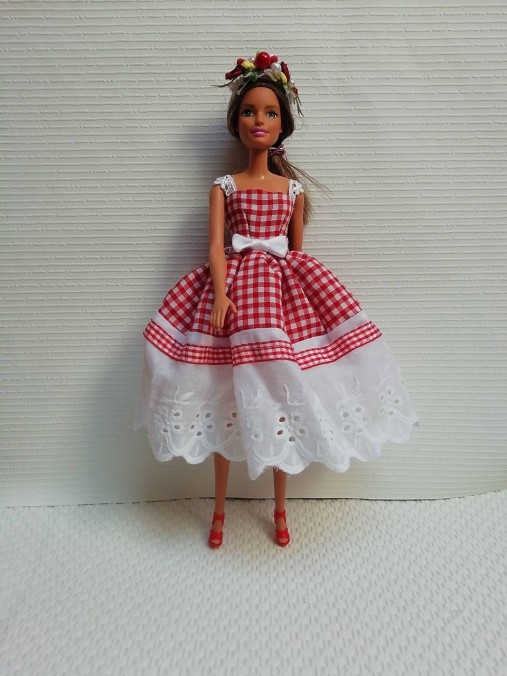  - šaty pre bábiku Barbie - 9779845_