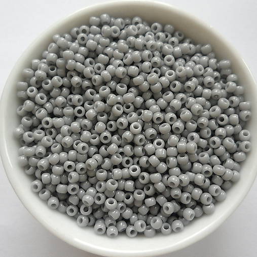 TOHO round 11/0=2,2mm-10g (opaque gray)