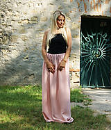 Sukne - MAXI šifónová sukňa marhuľová - 9782457_