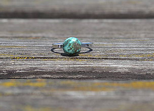 Prstene - Tyrkys strieborný prsteň - 9781939_