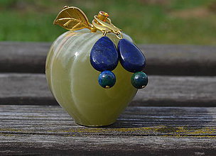Náušnice - Lapis Lazuli náušnice - 9783973_