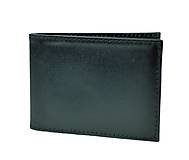 Peňaženky - Kožené púzdro na karty a vizitky v čiernej lesklej farbe - 9784548_