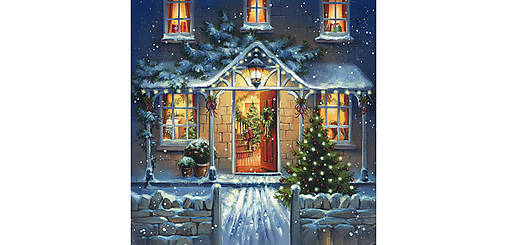  - Servítka "Welcome Home at Christmas" - 9786081_