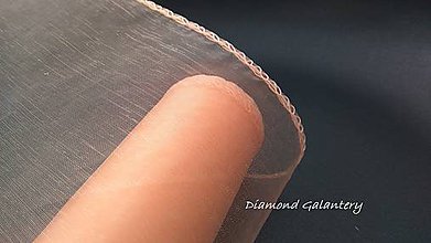 Galantéria - Obšitá organza 12 cm - lososová - 9788830_