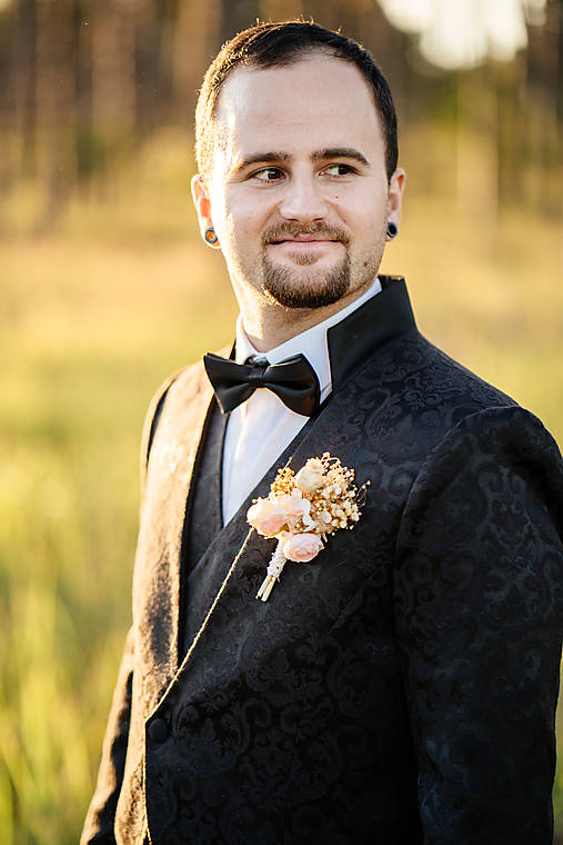 Pierko pre ženícha "vánok na duši"