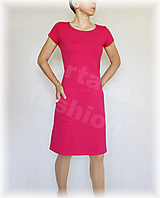 Šaty - Šaty malinovky volnočasové vz.415 (více barev) - 9795091_