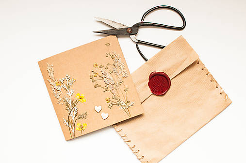 Papiernictvo - Pohľadnica " Natur With Love" - 9792831_