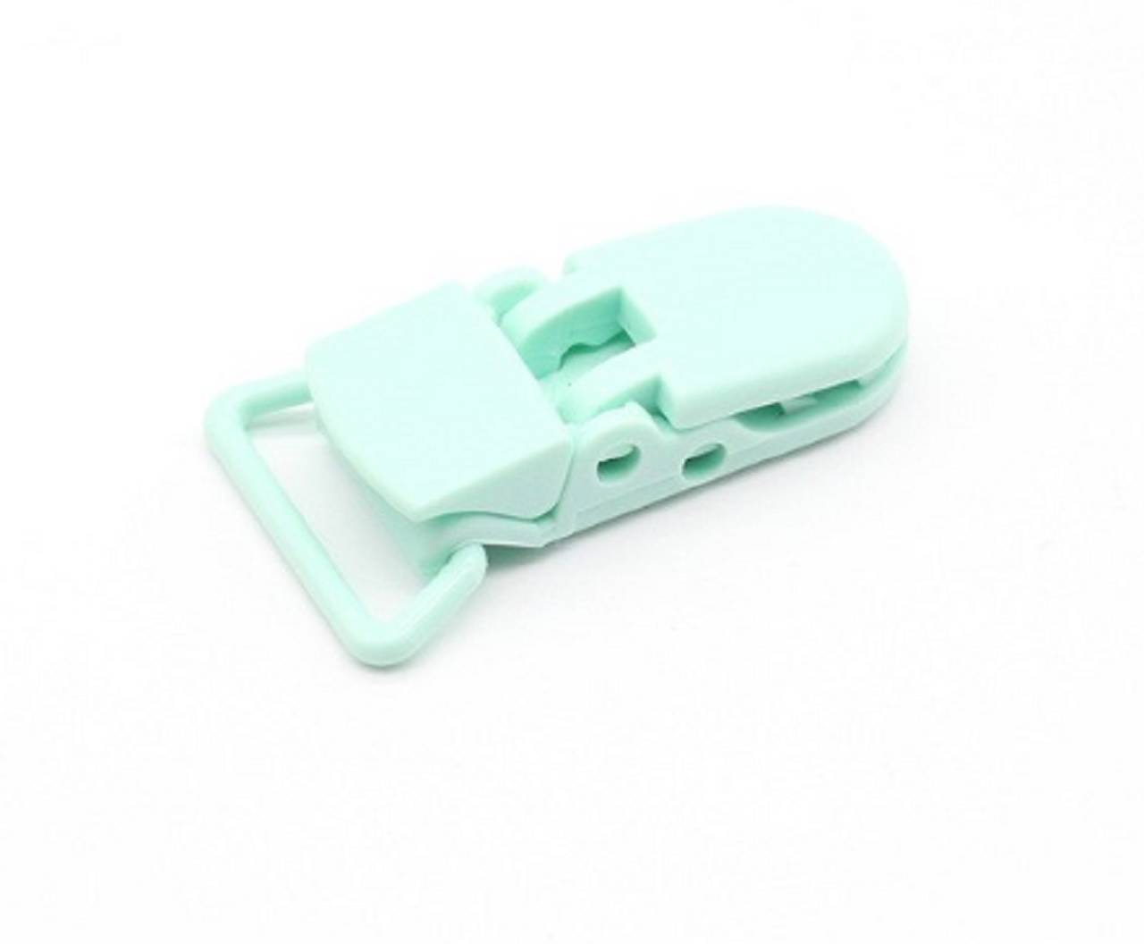 KL101 Klip na dudlíky plastový 2,5 cm (Svetlo zelený)
