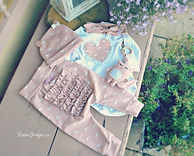 Detské súpravy - set "soft pink fish" - 9799384_