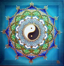 Obrazy - Mandala rovnováhy, zdravia a hojnosti - 9800181_