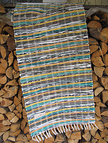Úžitkový textil - Ručne tkaný koberec - 9802160_