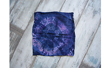Úžitkový textil - obliečka na vankúš - modrofialová - 9803076_