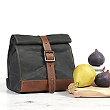 Iné tašky - Zelený lunchbox. Taška na jedlo. - 9804269_
