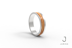 Prstene - Strieborný prsteň JURING Elegance Oliva - 9804522_