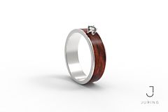 Prstene - Zásnubný prsteň JURING Palisander - 9804552_