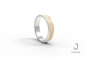 Prstene - Strieborný prsteň JURING Javor Slim - 9804497_