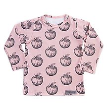 Detské oblečenie - Tričko - Apples pink - 9807302_