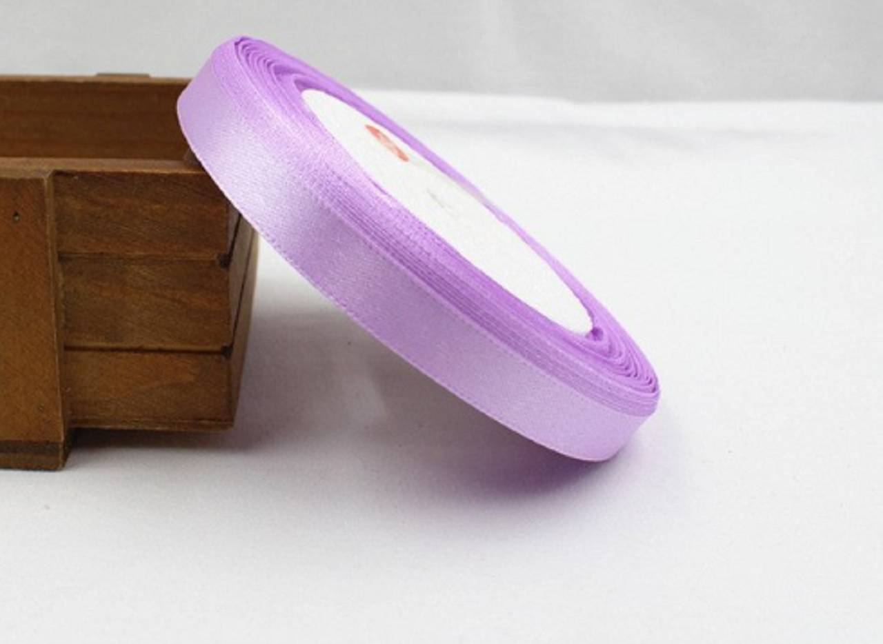 SS101 Stuhy saténové farebné 10 mm / cena za meter (Fialová)