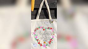 Nákupné tašky - ♥ Plátená, ručne maľovaná taška ♥ (MI18) - 9807642_