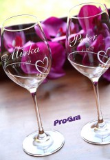 Nádoby - Mirka - svadobné poháre - 2ks - 9807566_