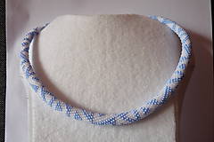Sady šperkov - Jemná modrá súprava náhrdelník a náramok - 9810034_