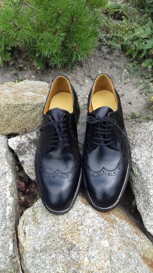 Pánske oblečenie - Pánské kožené topánky - 9816555_