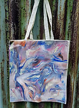 Nákupné tašky - Ručne maľovaná taška, kompozícia - 9825345_