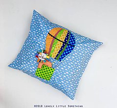 Detský textil - Balóny 2 - obliečka na vankúš 60x50 cm - 9832126_
