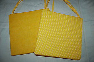 Úžitkový textil - žltý podsedák - 9832644_