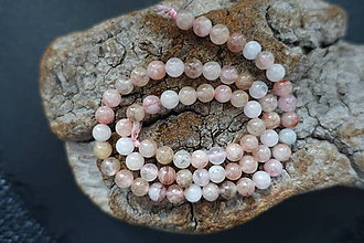 Minerály - Morganit ružovobiely 6-8-10mm (6mm) - 9841612_
