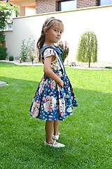 Detské oblečenie - sukňa zásterková (4 roky - Pestrofarebná) - 9848850_