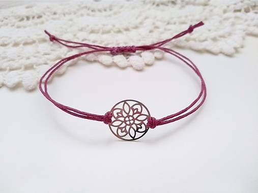 Náramky - ROZETA V STRIEBRE - 9850854_