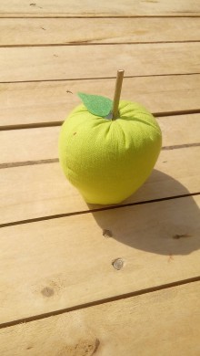 Dekorácie - jabĺčka (Zelená) - 9852942_