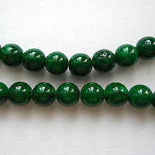 Minerály - MARBLE kameň 6mm-1ks (zelená smaragd) - 9853812_