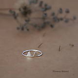 Prstene - minimalistický strieborný prsteň CUTE WILDNESS výpredaj len líščie uši skladom - 9852792_