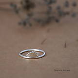 Prstene - minimalistický strieborný prsteň CUTE WILDNESS výpredaj len líščie uši skladom - 9852943_