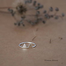 Prstene - minimalistický strieborný prsteň CUTE WILDNESS výpredaj len líščie uši skladom (líščie uši) - 9852792_