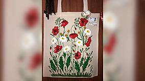 Nákupné tašky - ♥ Plátená, ručne maľovaná taška ♥ (S5) - 9856739_