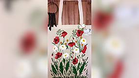 Nákupné tašky - ♥ Plátená, ručne maľovaná taška ♥ (S5) - 9856742_